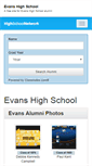 Mobile Screenshot of evanshighschool.net